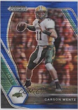 Carson Wentz [Blue Pulsar Prizm] #13