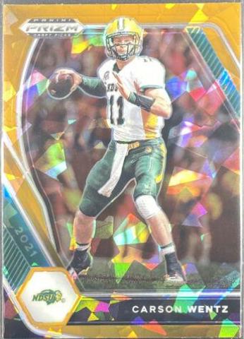 Carson Wentz [Gold Ice Prizm] #13