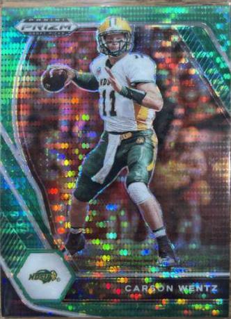 Carson Wentz [Green Pulsar Prizm] #13
