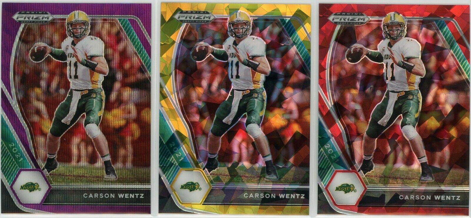 Carson Wentz [Purple Ice Prizm] #13