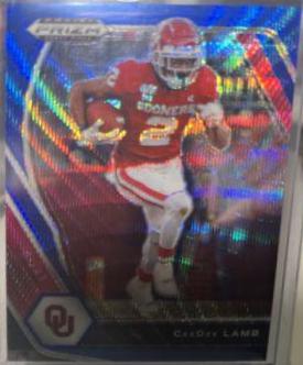 CeeDee Lamb [Blue Shimmer Prizm] #48