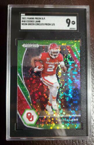 CeeDee Lamb [Neon Green Circles Prizm] #48
