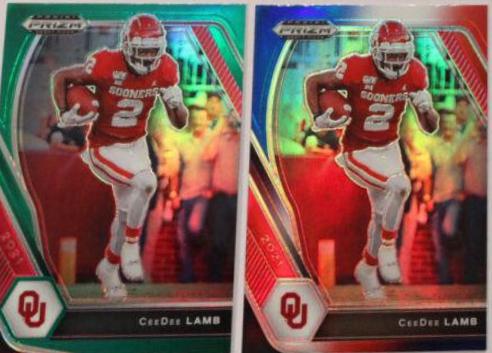 CeeDee Lamb [Red White and Blue Prizm] #48