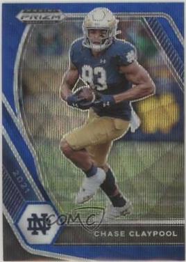 Chase Claypool [Blue Wave Prizm] #54