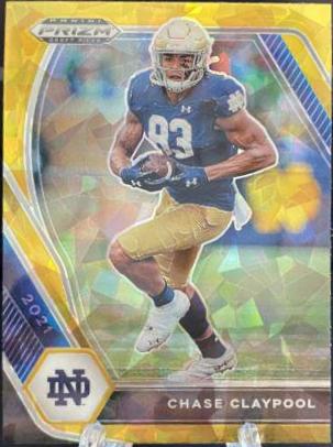 Chase Claypool [Gold Ice Prizm] #54