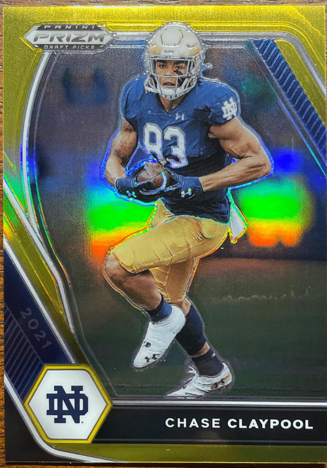 Chase Claypool [Gold Prizm] #54