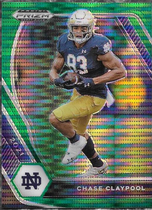 Chase Claypool [Green Pulsar Prizm] #54