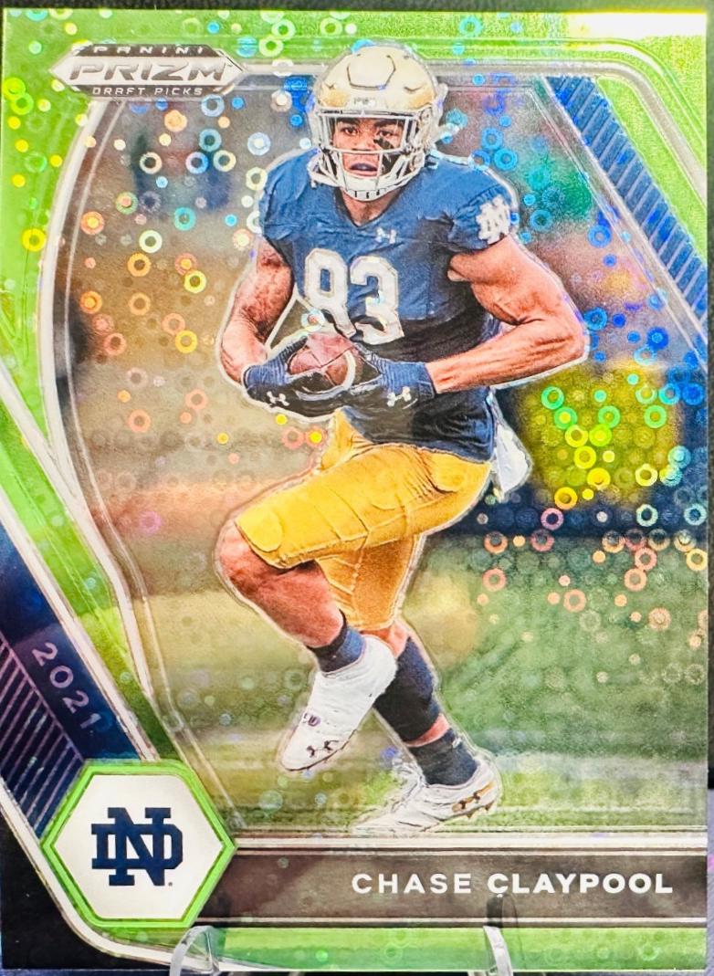 Chase Claypool [Neon Green Circles Prizm] #54