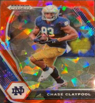 Chase Claypool [Red Ice Prizm] #54