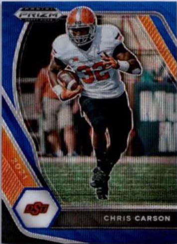 Chris Carson [Blue Wave Prizm] #98