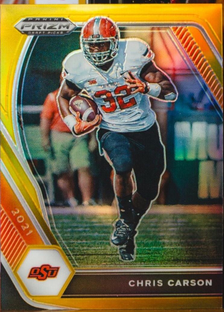 Chris Carson [Gold Prizm] #98