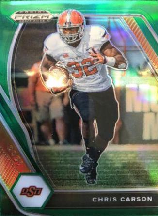 Chris Carson [Green Prizm] #98