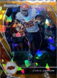 Chris Carson [Orange Ice Prizm] #98