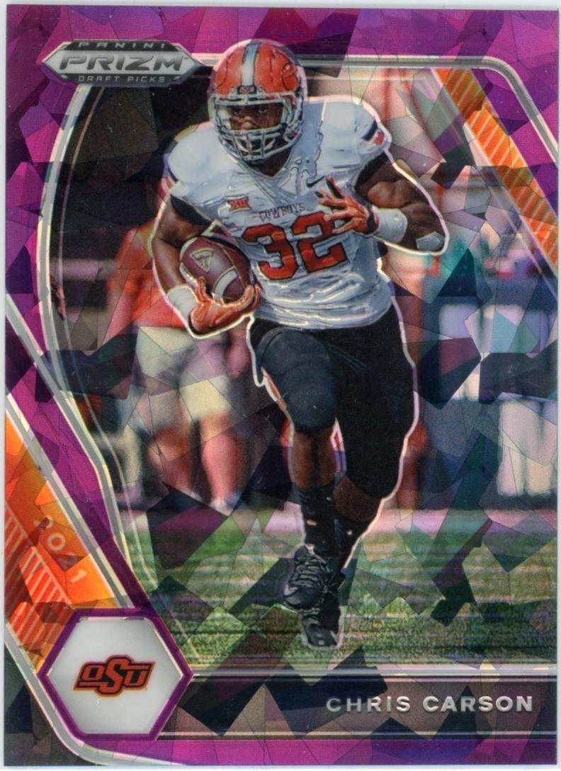 Chris Carson [Purple Ice Prizm] #98