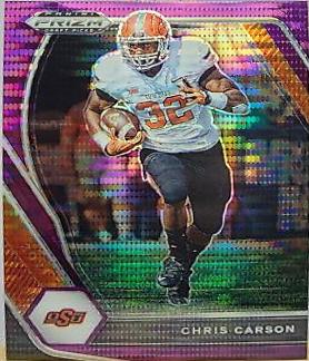 Chris Carson [Purple Pulsar Prizm] #98