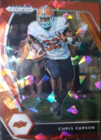Chris Carson [Red Ice Prizm] #98