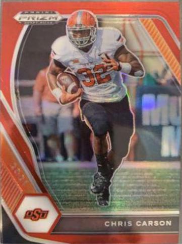 Chris Carson [Red Prizm] #98