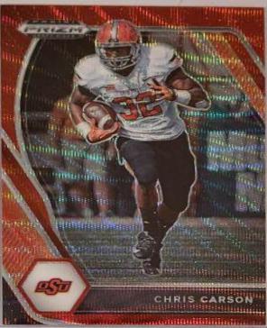 Chris Carson [Ruby Wave Prizm] #98