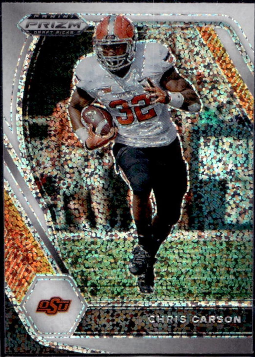Chris Carson [White Sparkle Prizm] #98