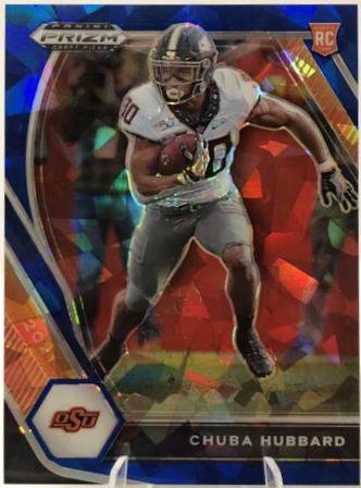 Chuba Hubbard [Blue Ice Prizm] #125