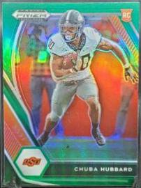 Chuba Hubbard [Green Prizm] #125