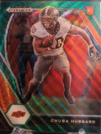 Chuba Hubbard [Green Wave Prizm] #125