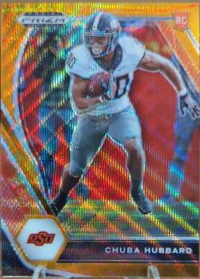 Chuba Hubbard [Orange Pulsar Prizm] #125