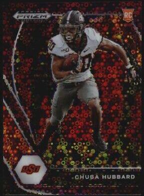 Chuba Hubbard [Purple Circles Prizm] #125