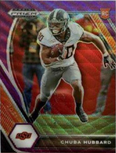 Chuba Hubbard [Purple Wave Prizm] #125
