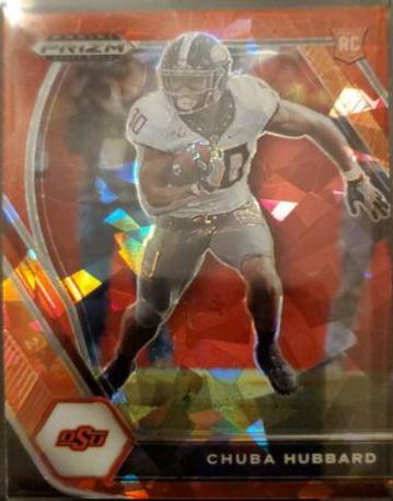 Chuba Hubbard [Red Ice Prizm] #125