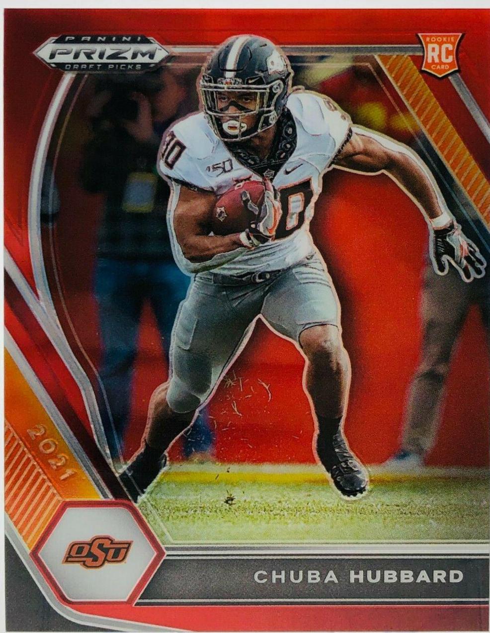 Chuba Hubbard [Red Prizm] #125