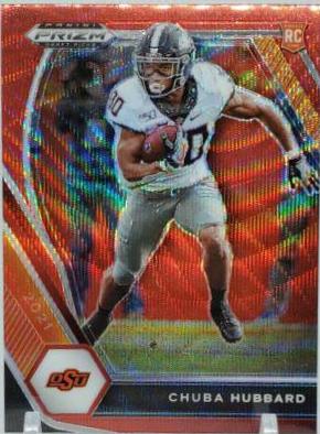 Chuba Hubbard [Ruby Wave Prizm] #125
