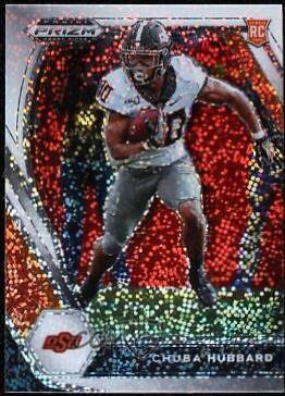 Chuba Hubbard [White Sparkle Prizm] #125