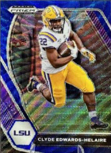 Clyde Edwards Helaire [Blue Wave Prizm] #74