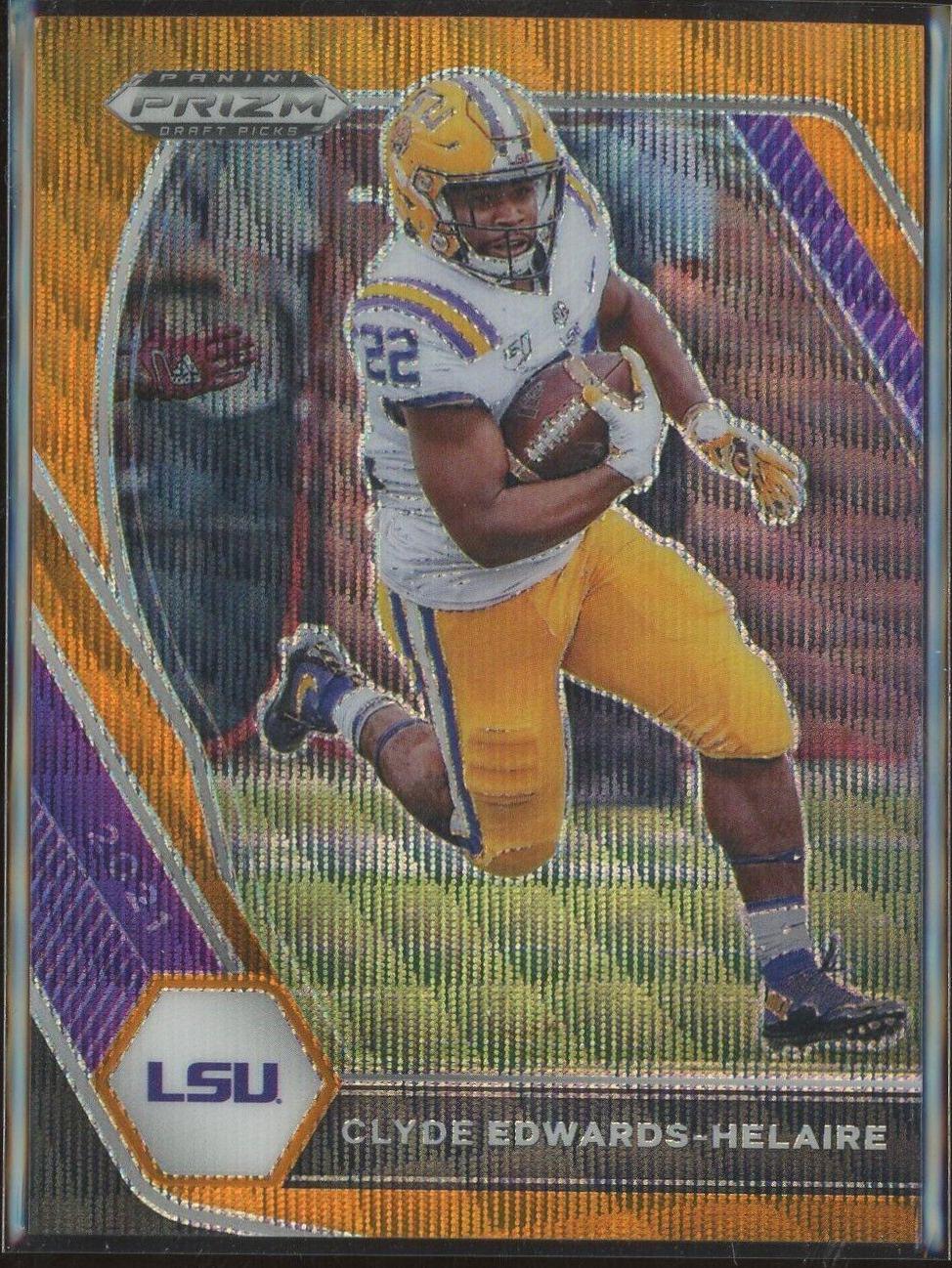 Clyde Edwards Helaire [Orange Wave Prizm] #74