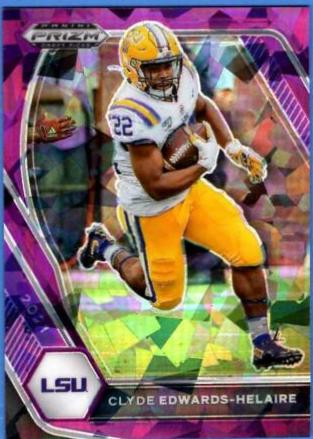 Clyde Edwards Helaire [Purple Ice Prizm] #74
