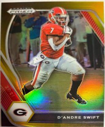 D'Andre Swift [Black Gold Prizm] #75