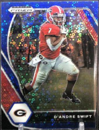 D'Andre Swift [Blue Circles Prizm] #75