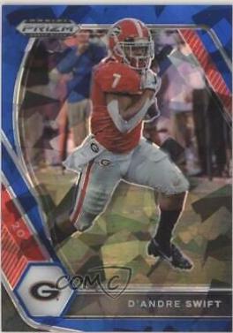 D'Andre Swift [Blue Ice Prizm] #75