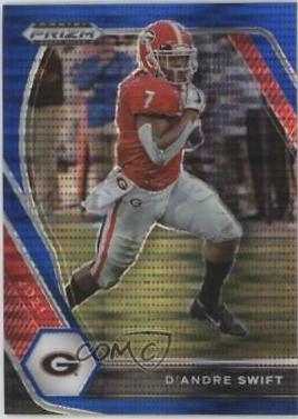 D'Andre Swift [Blue Pulsar Prizm] #75