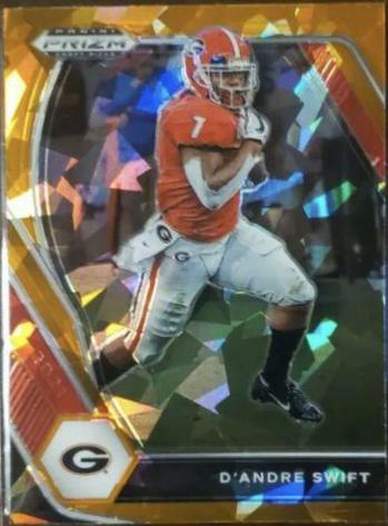 D'Andre Swift [Gold Ice Prizm] #75