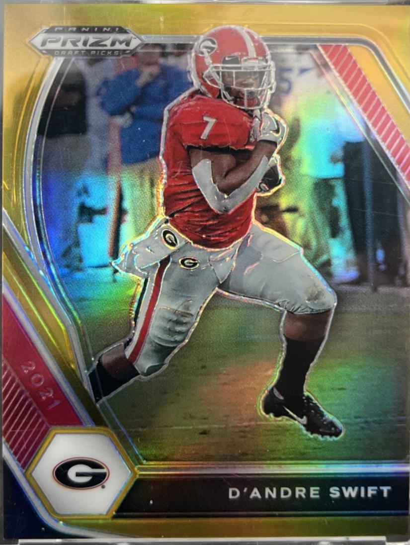 D'Andre Swift [Gold Prizm] #75