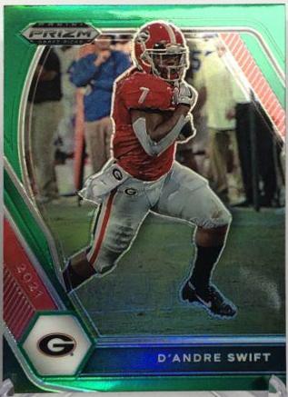 D'Andre Swift [Green Prizm] #75