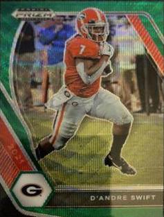 D'Andre Swift [Green Wave Prizm] #75