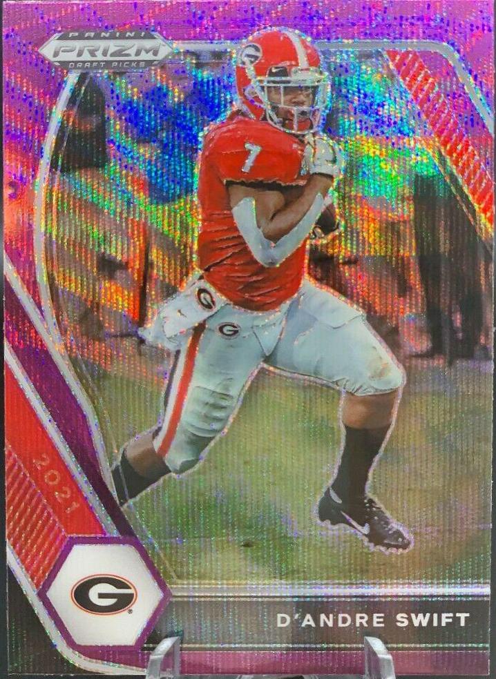 D'Andre Swift [Purple Wave Prizm] #75