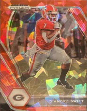 D'Andre Swift [Red Ice Prizm] #75