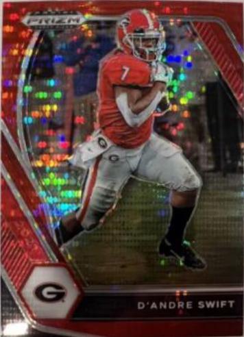 D'Andre Swift [Red Pulsar Prizm] #75