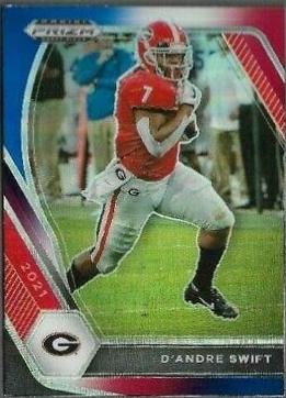 D'Andre Swift [Red White and Blue Prizm] #75
