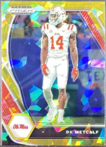 DK Metcalf [Gold Ice Prizm] #57