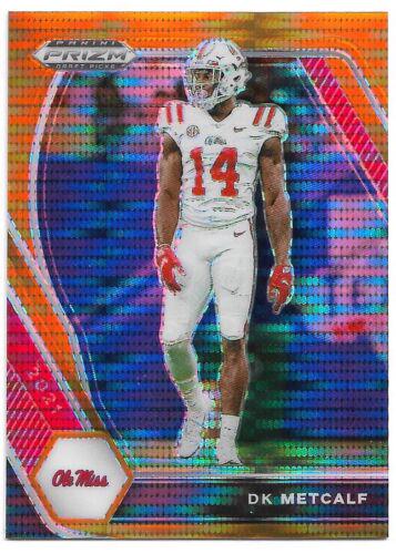 DK Metcalf [Orange Pulsar Prizm] #57